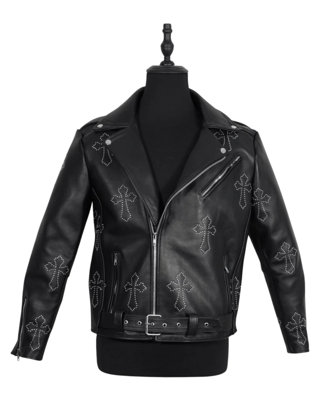 Biker no.1 black cross - Image 3