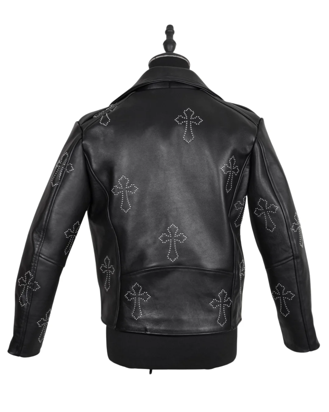 Biker no.1 black cross - Image 5