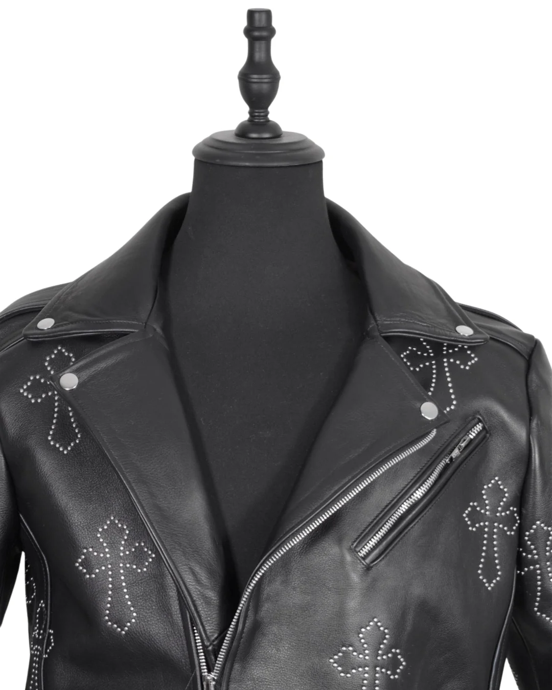 Biker no.1 black cross - Image 6