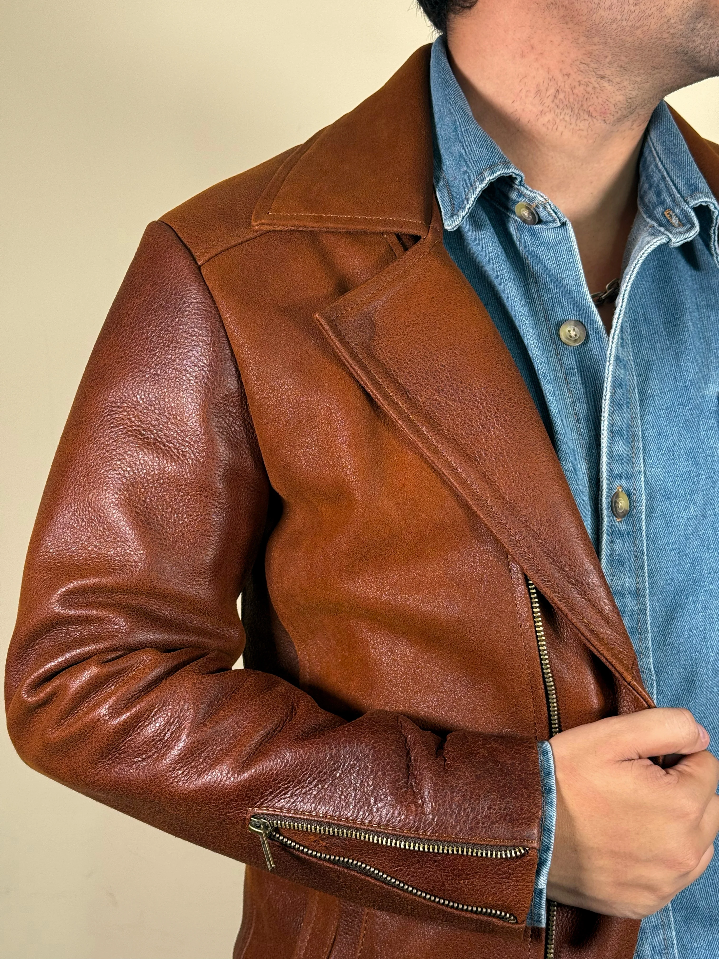 Biker no. 0 cognac - Image 12