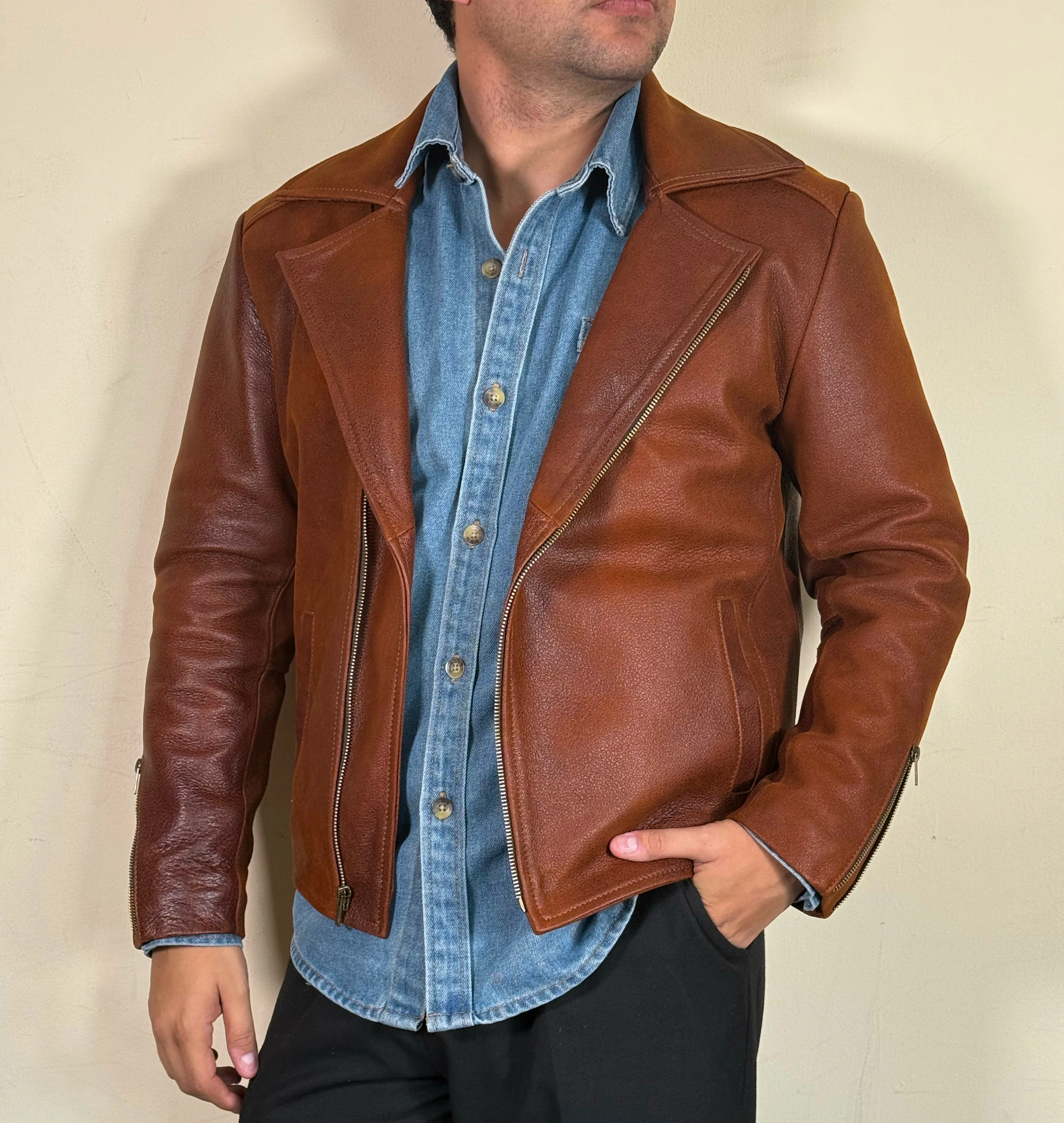 Biker no. 0 cognac - Image 9