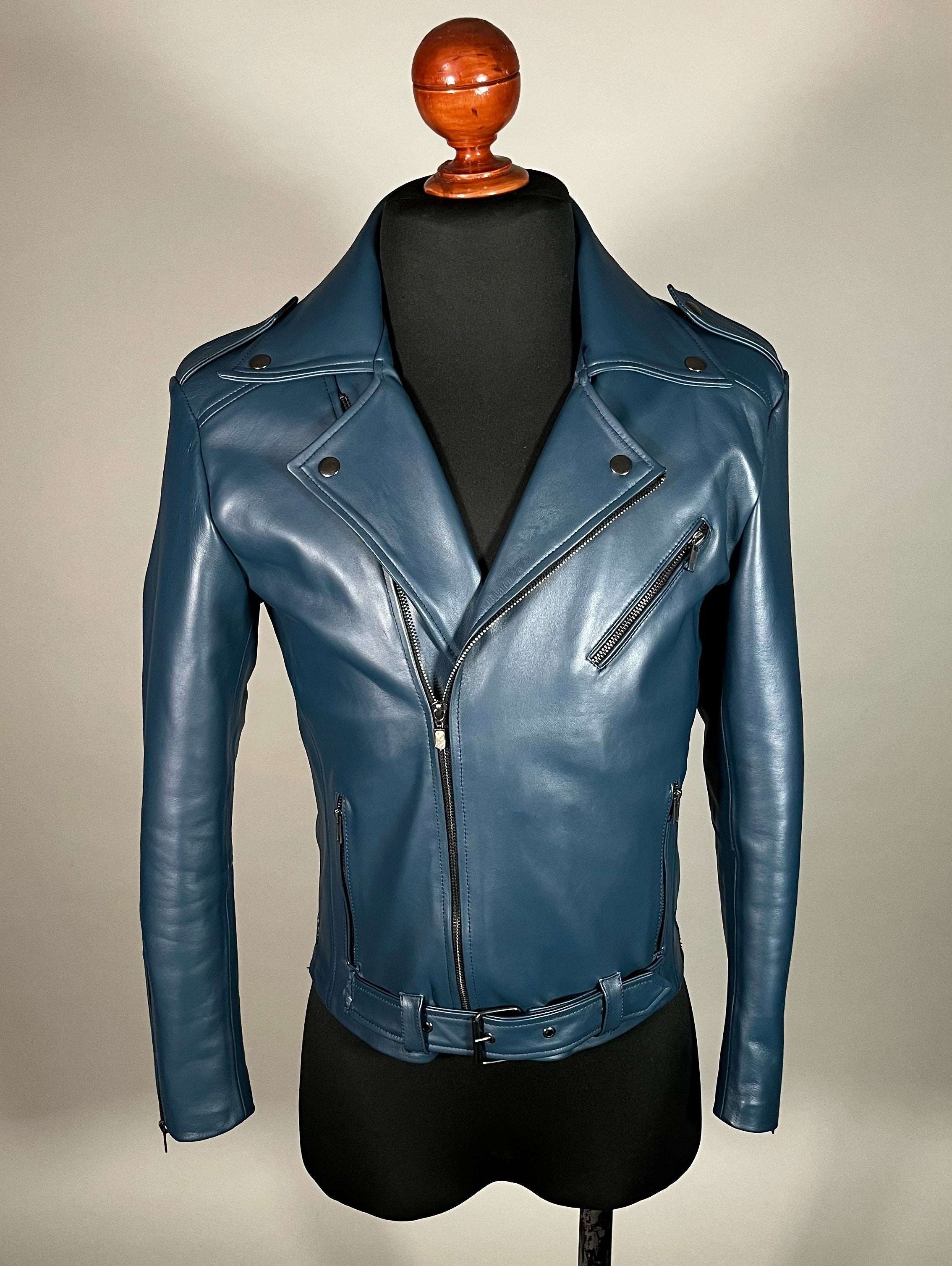Biker no.1 blue indigo