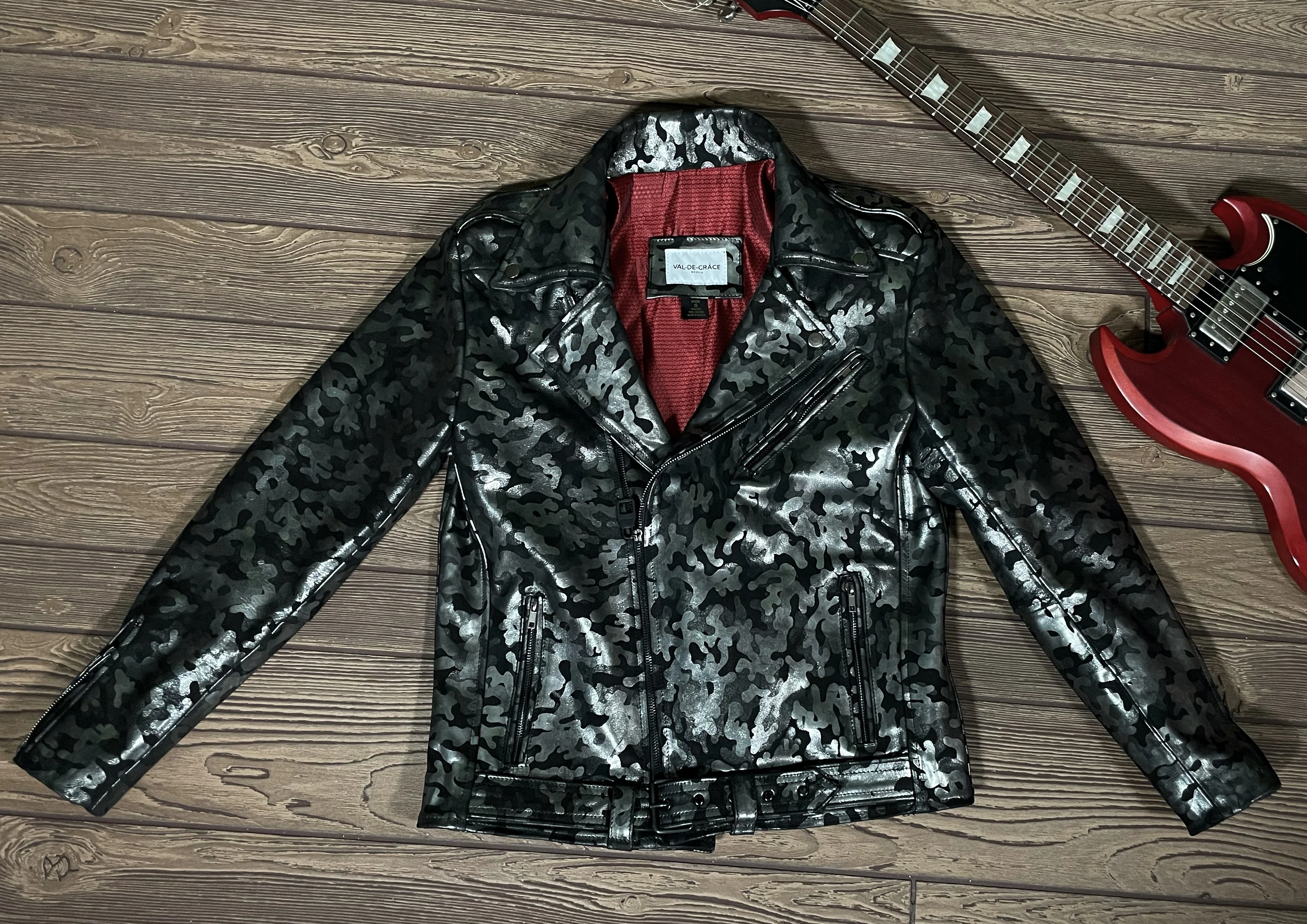 -Biker no.1 camo metallic