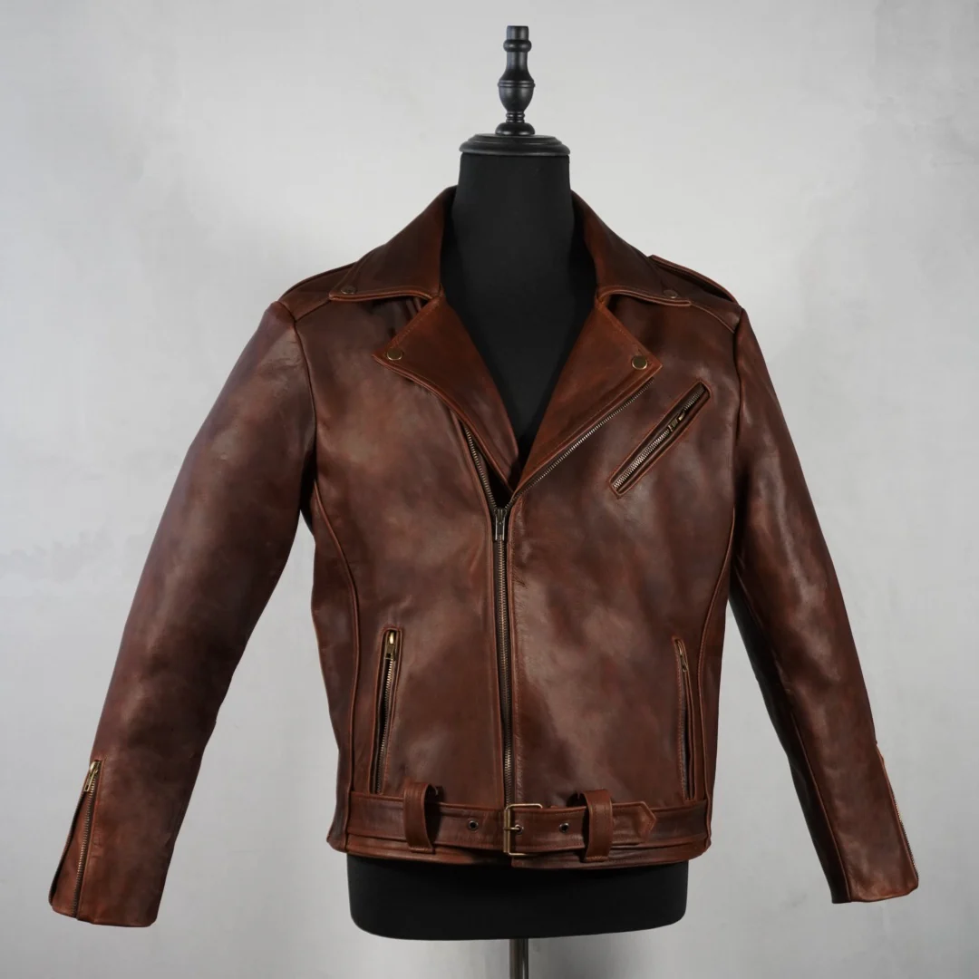 Biker no.1 cuero tabaco - Image 2