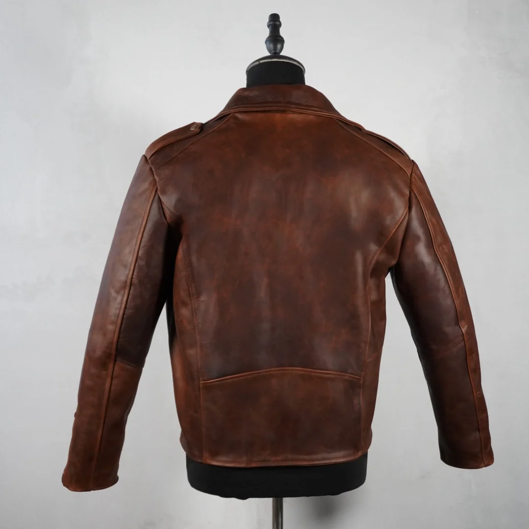 Biker no.1 cuero tabaco - Image 4