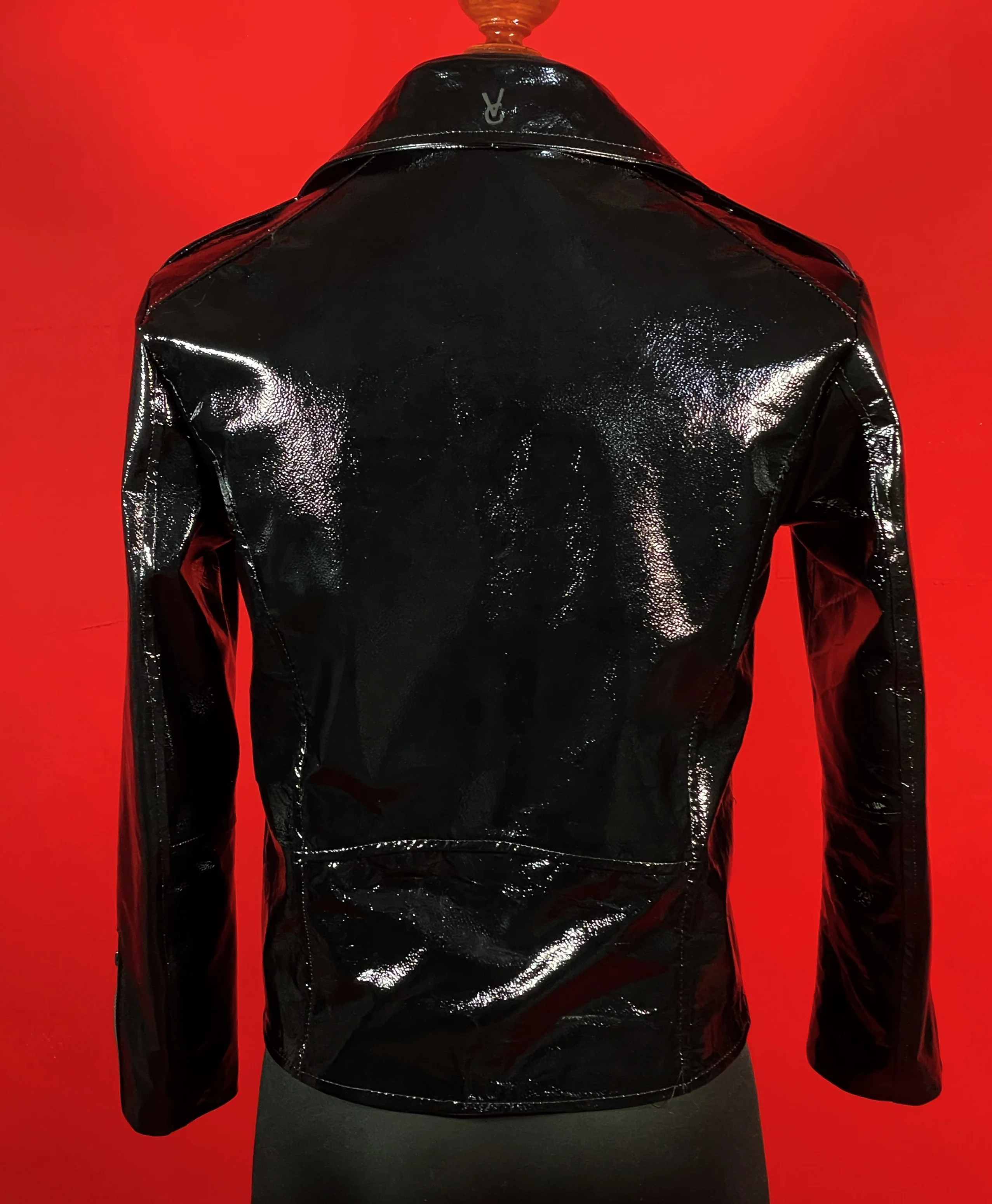 Biker no.1 darkes black charol - Image 3