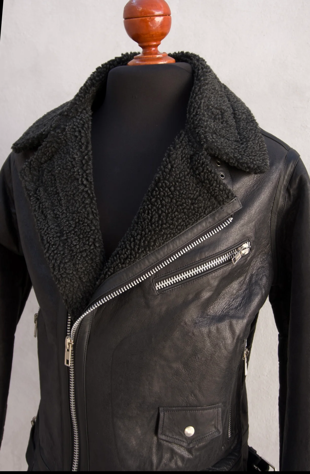 Biker no.11 darkest black - Image 2