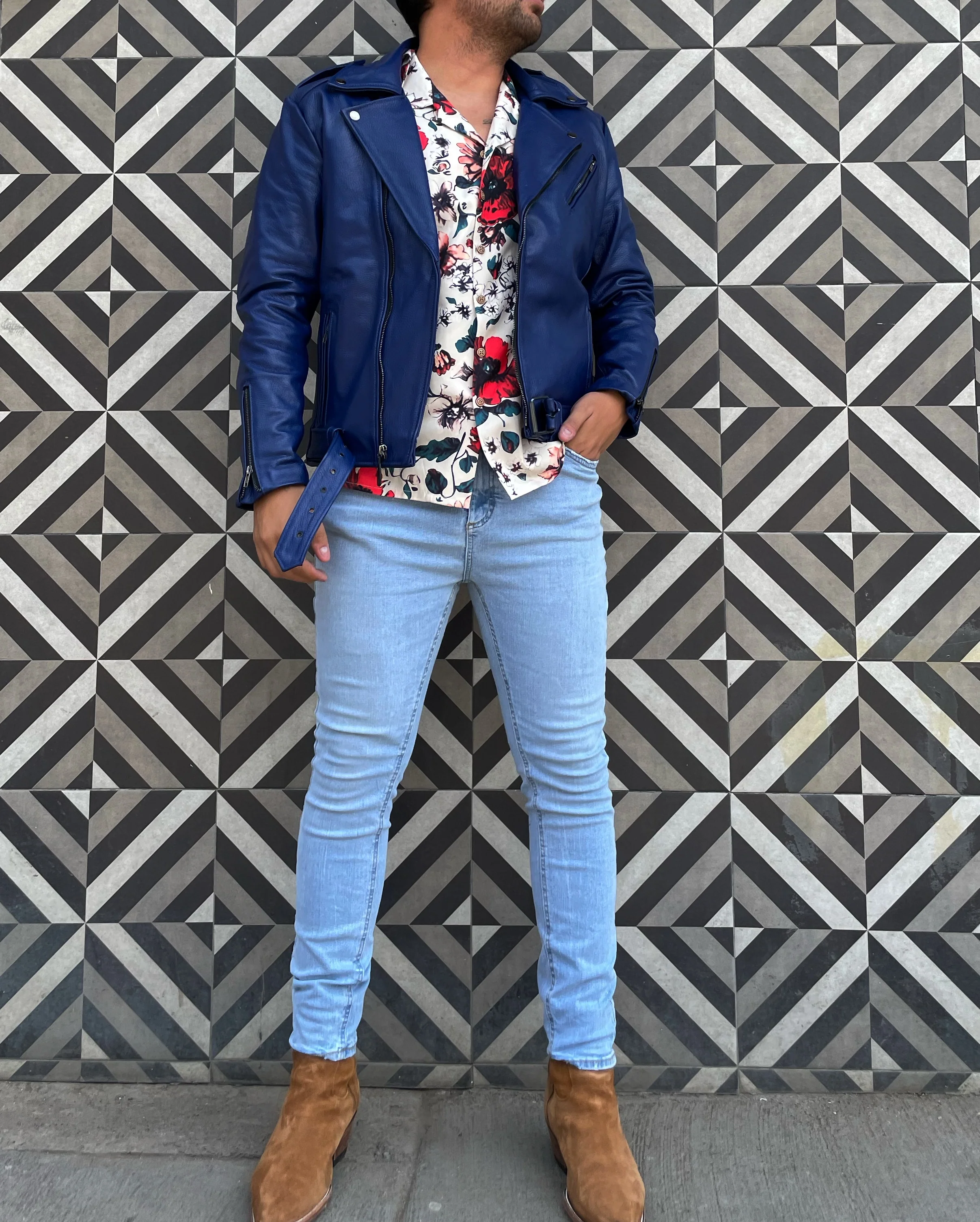 Biker no.1 floter Blue - Image 3