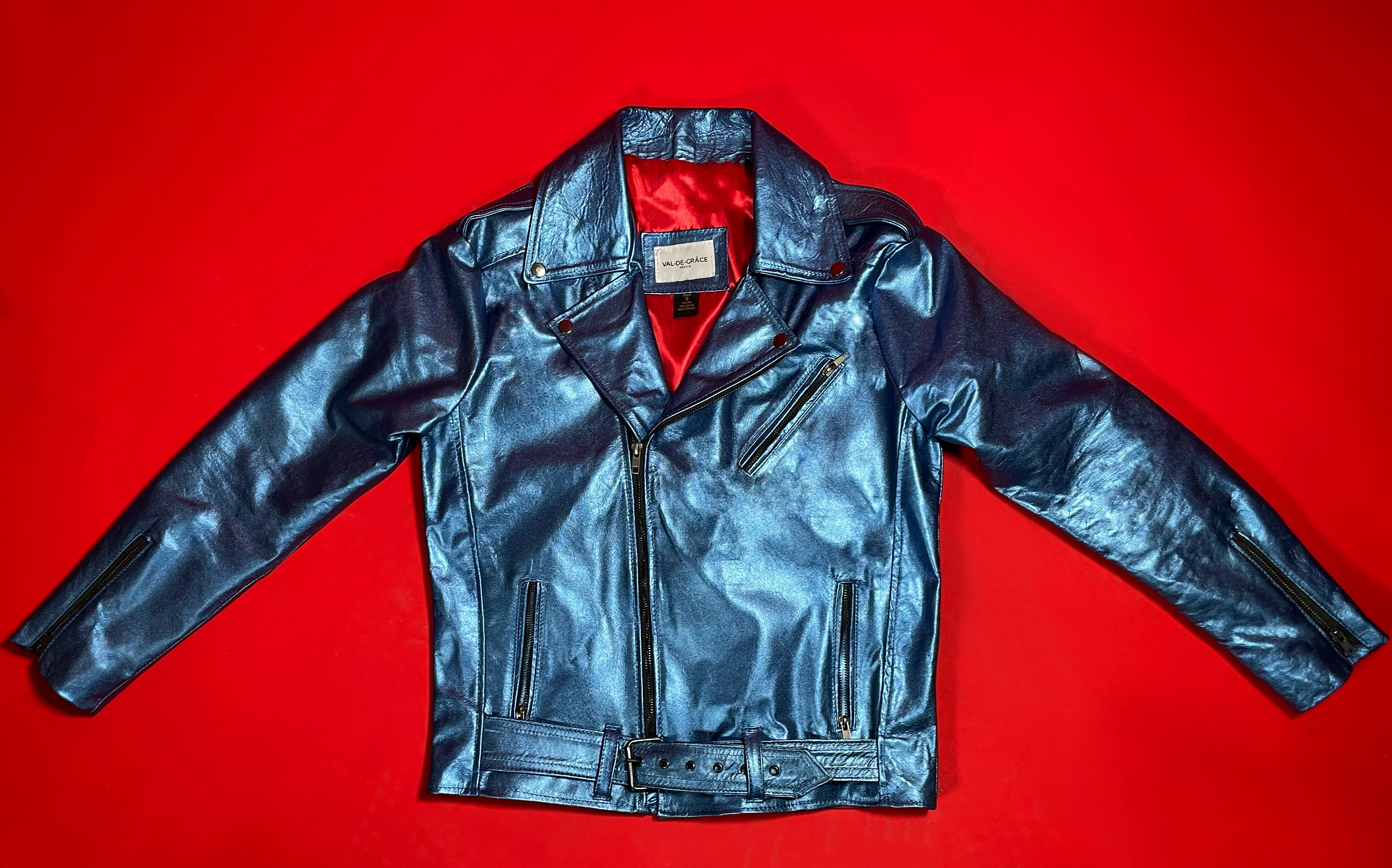 BIKER NO.1 METALLIC BLUE - Image 2