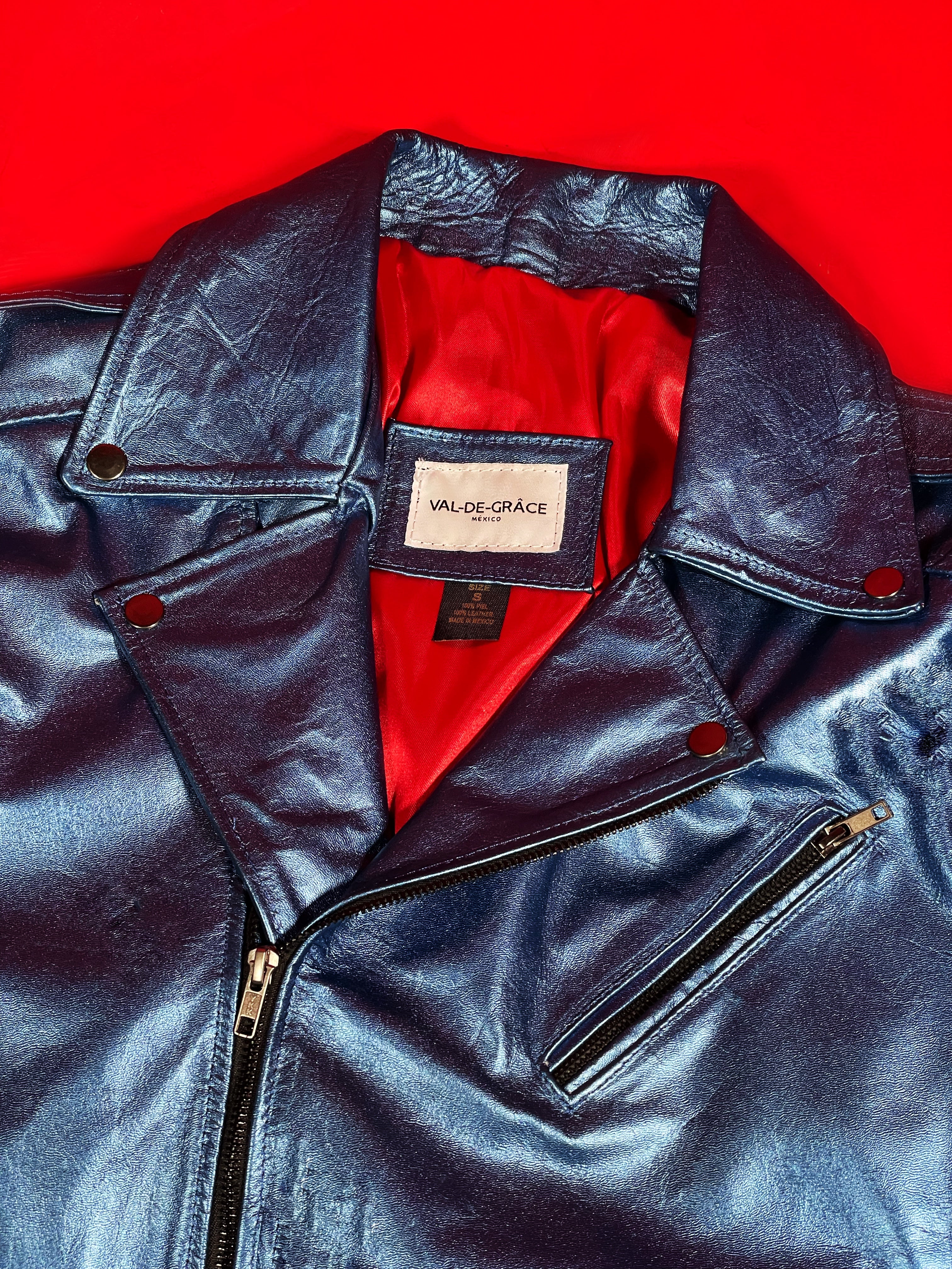 BIKER NO.1 METALLIC BLUE - Image 3