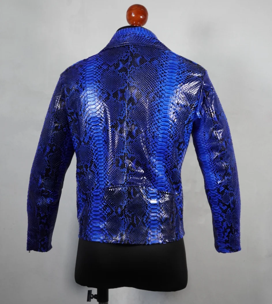Biker no.1 snake blue - Image 3