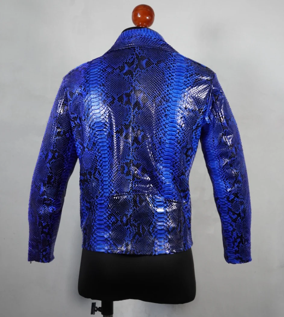 Biker no.1 snake blue - Image 5