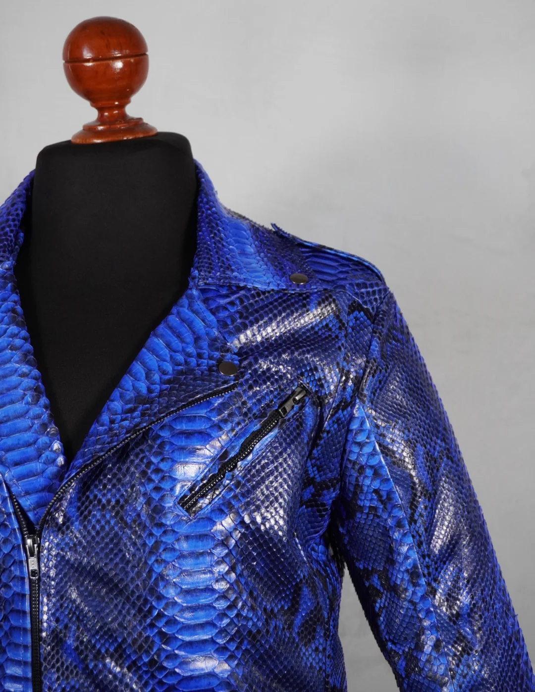 Biker no.1 snake blue - Image 6