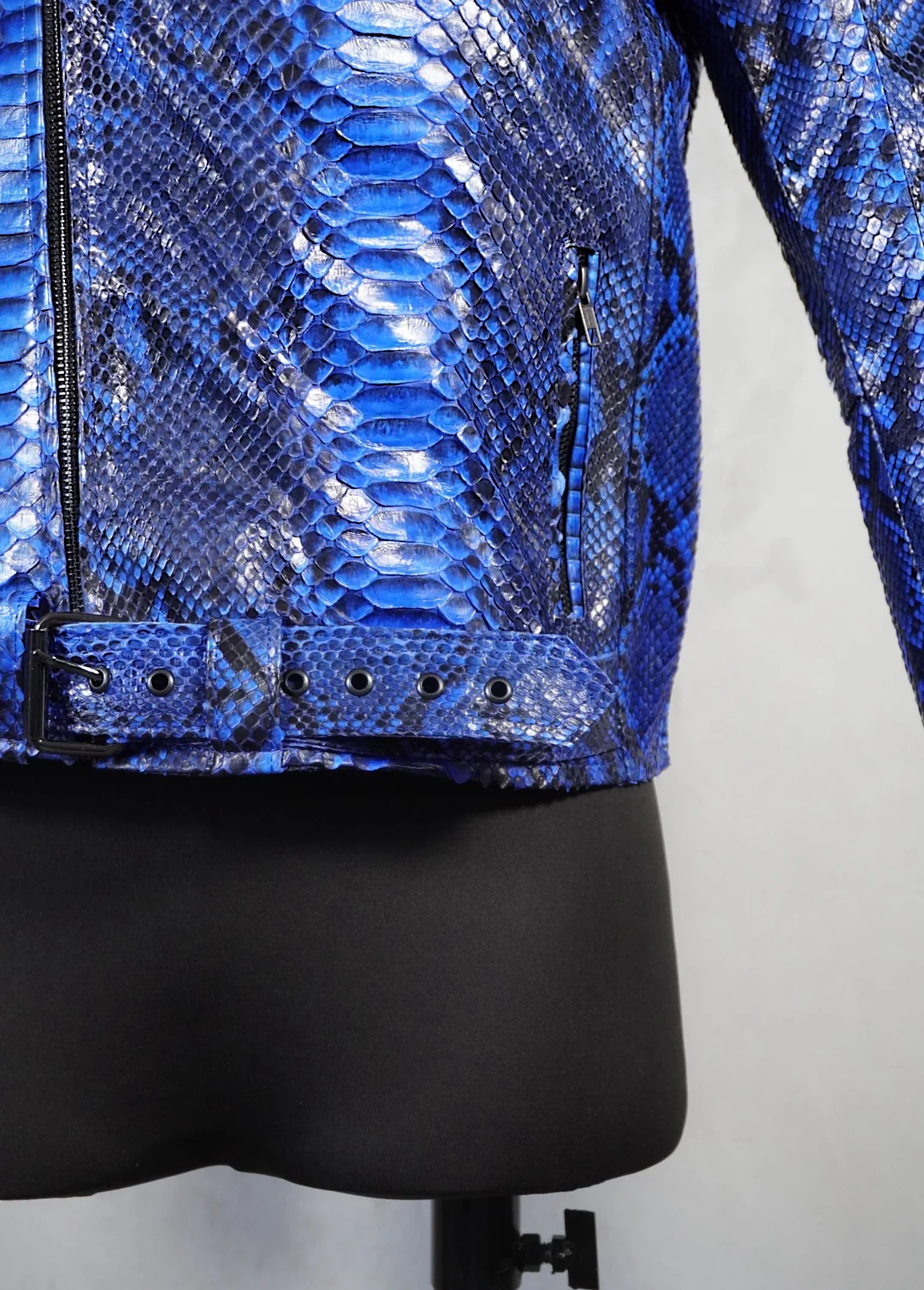 Biker no.1 snake blue - Image 8