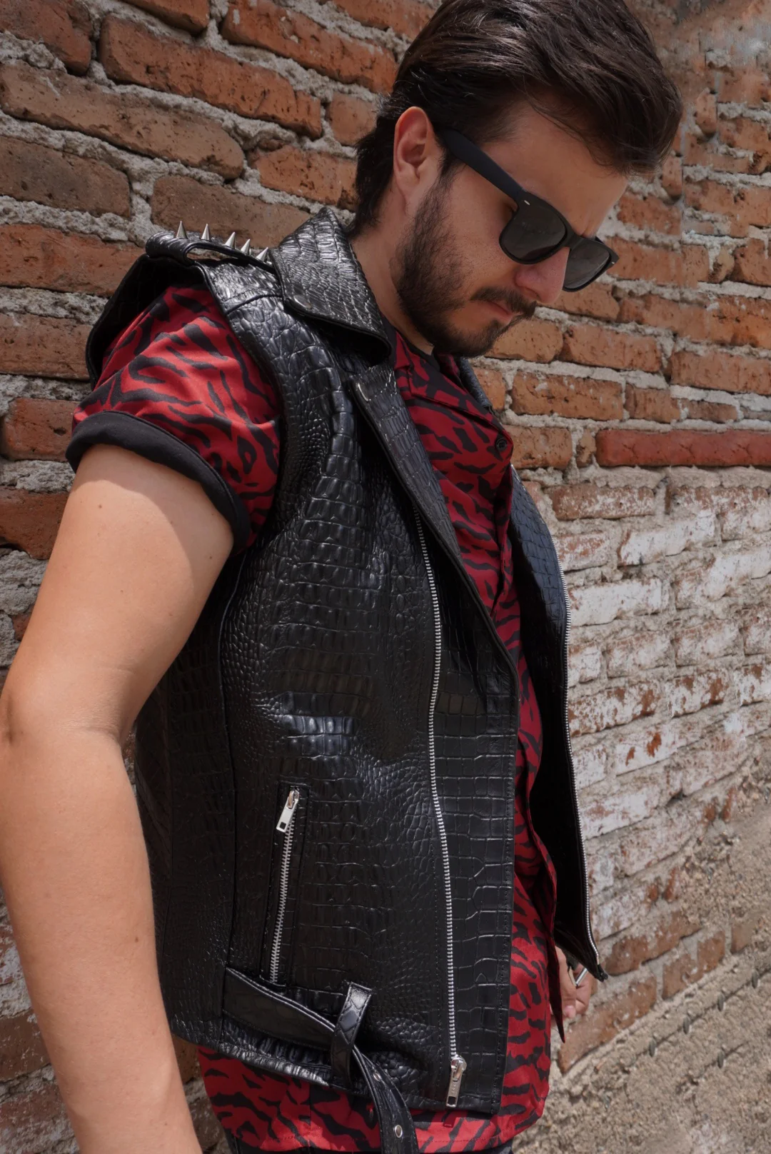 Biker no.1 vest coco black - Image 3
