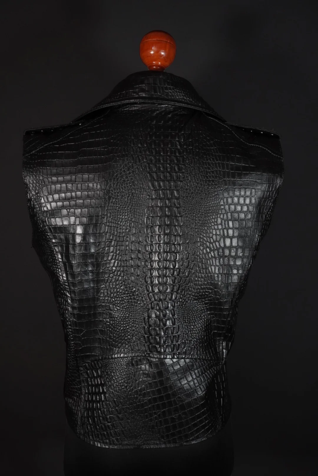 Biker no.1 vest coco black - Image 5