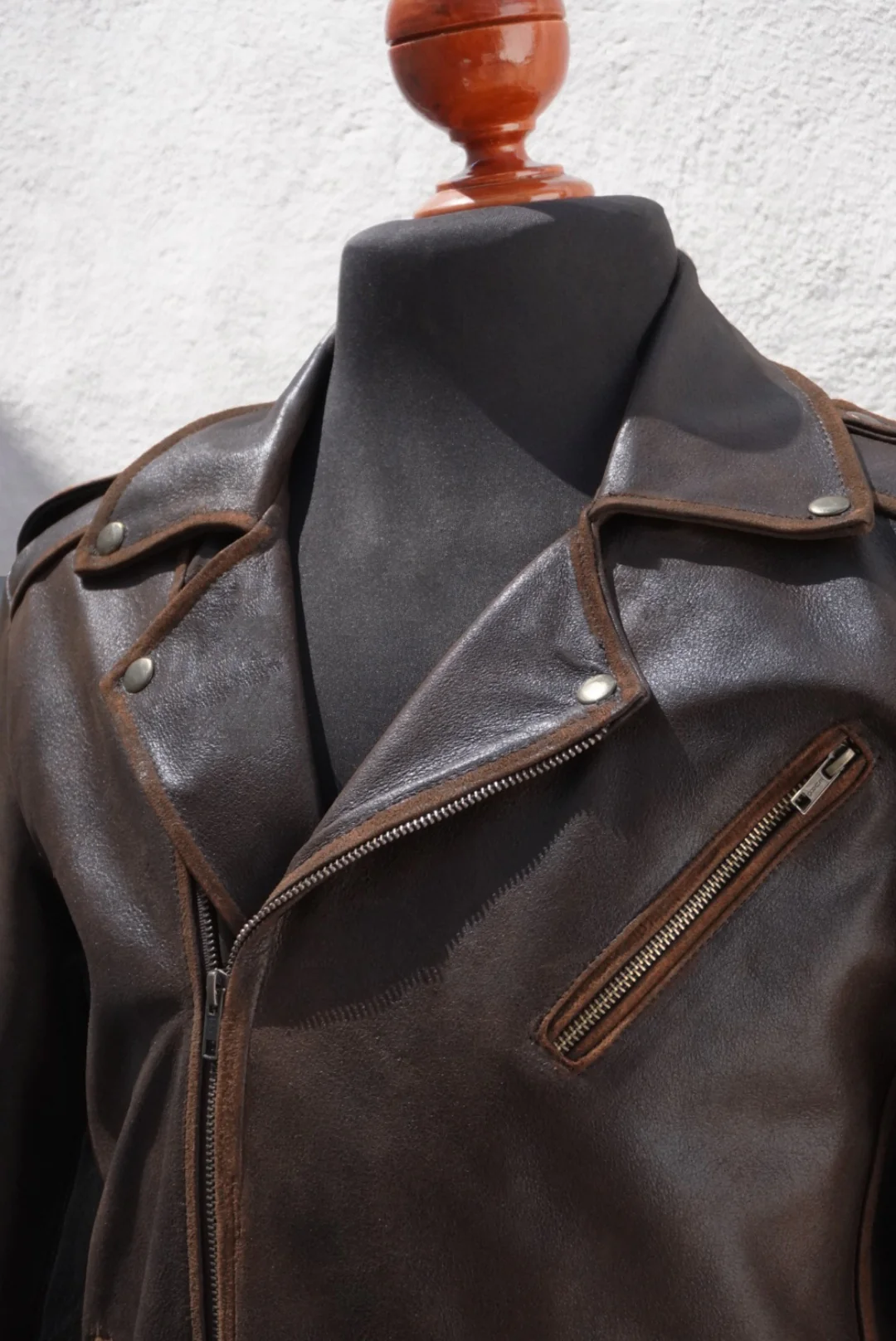 Biker no.1 vintage brown - Image 2
