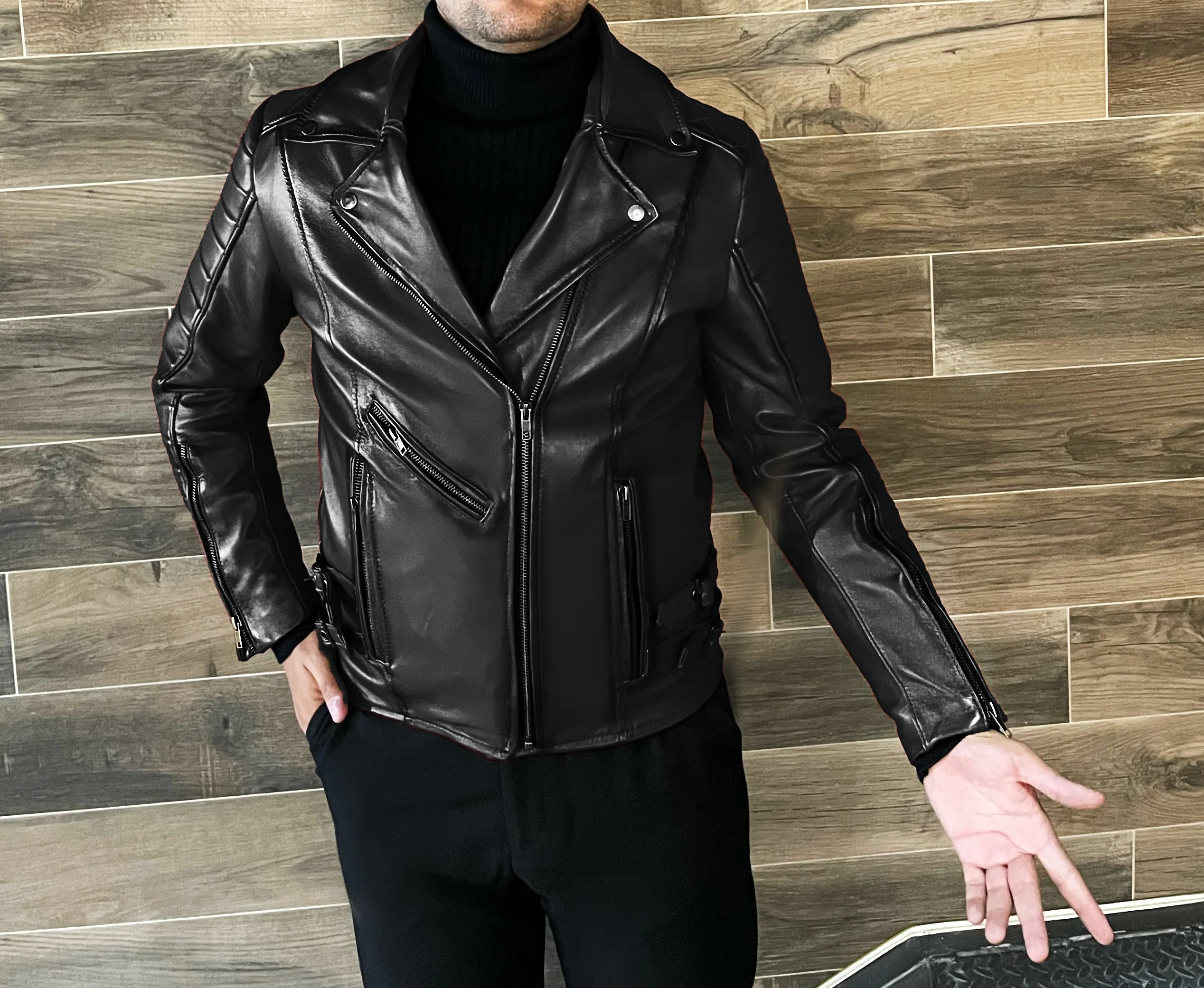 Biker no.4 darkest black caballero - Image 3