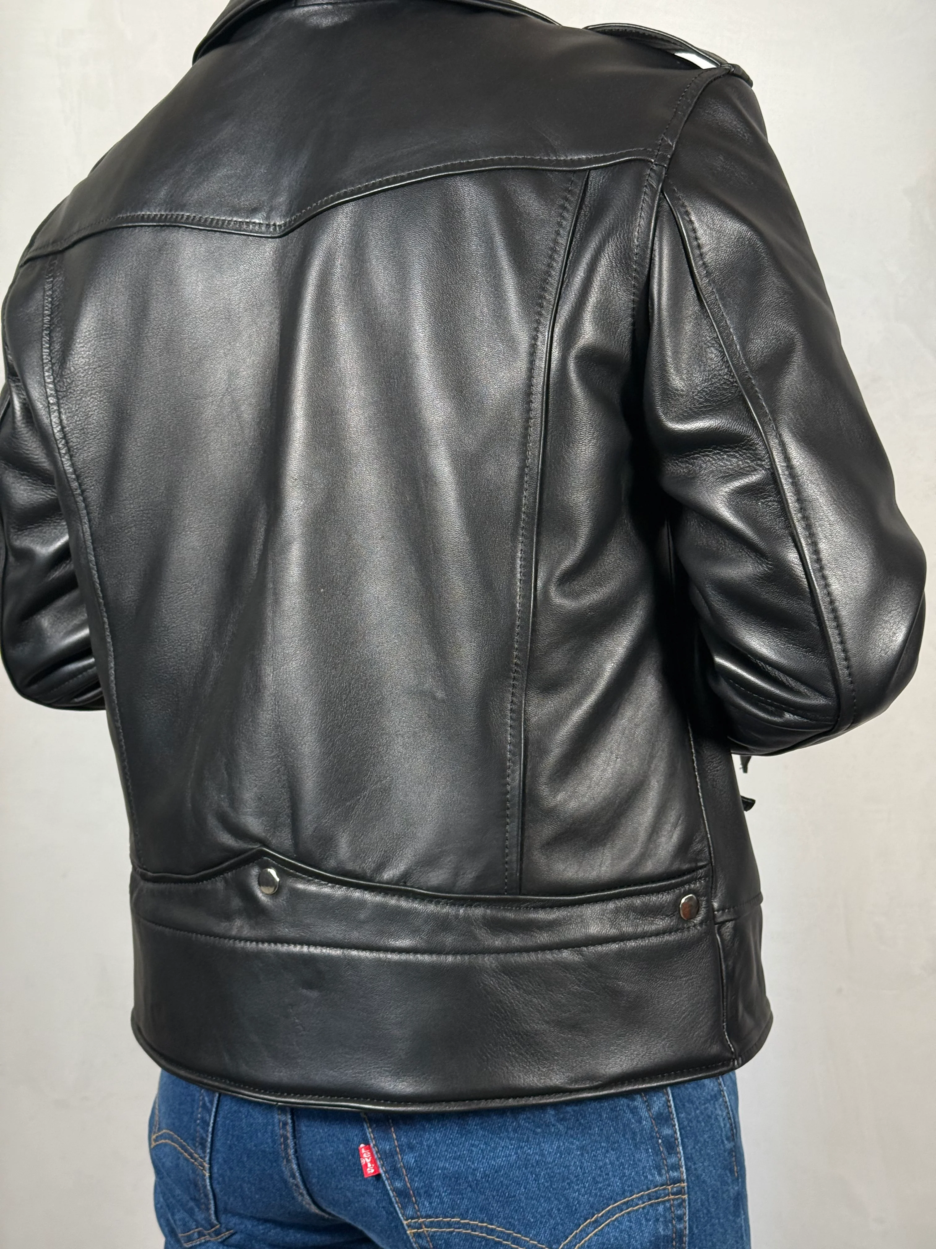 Biker no.5 darkest black - Image 8