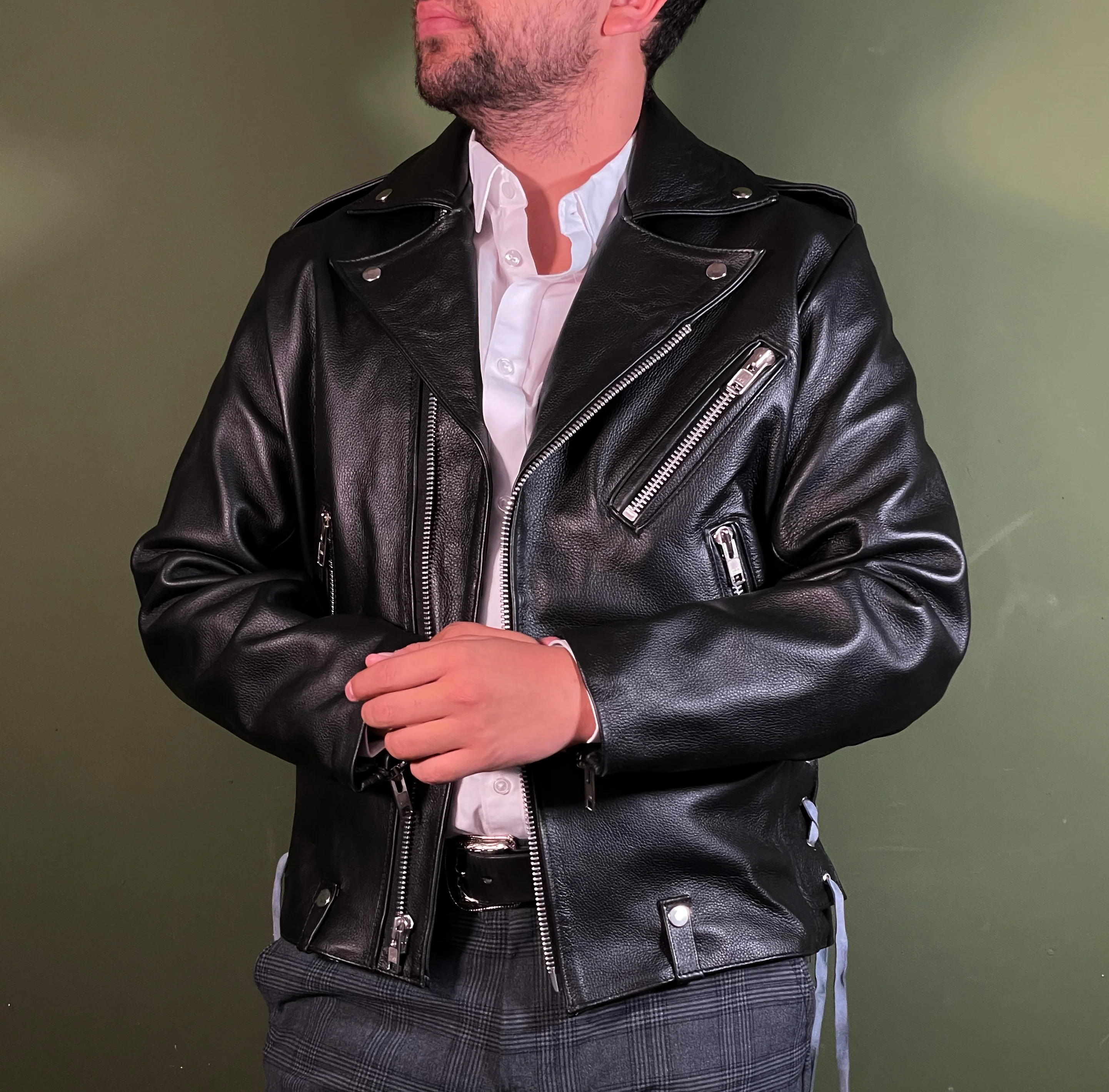 Biker no.6 darkest black - Image 10