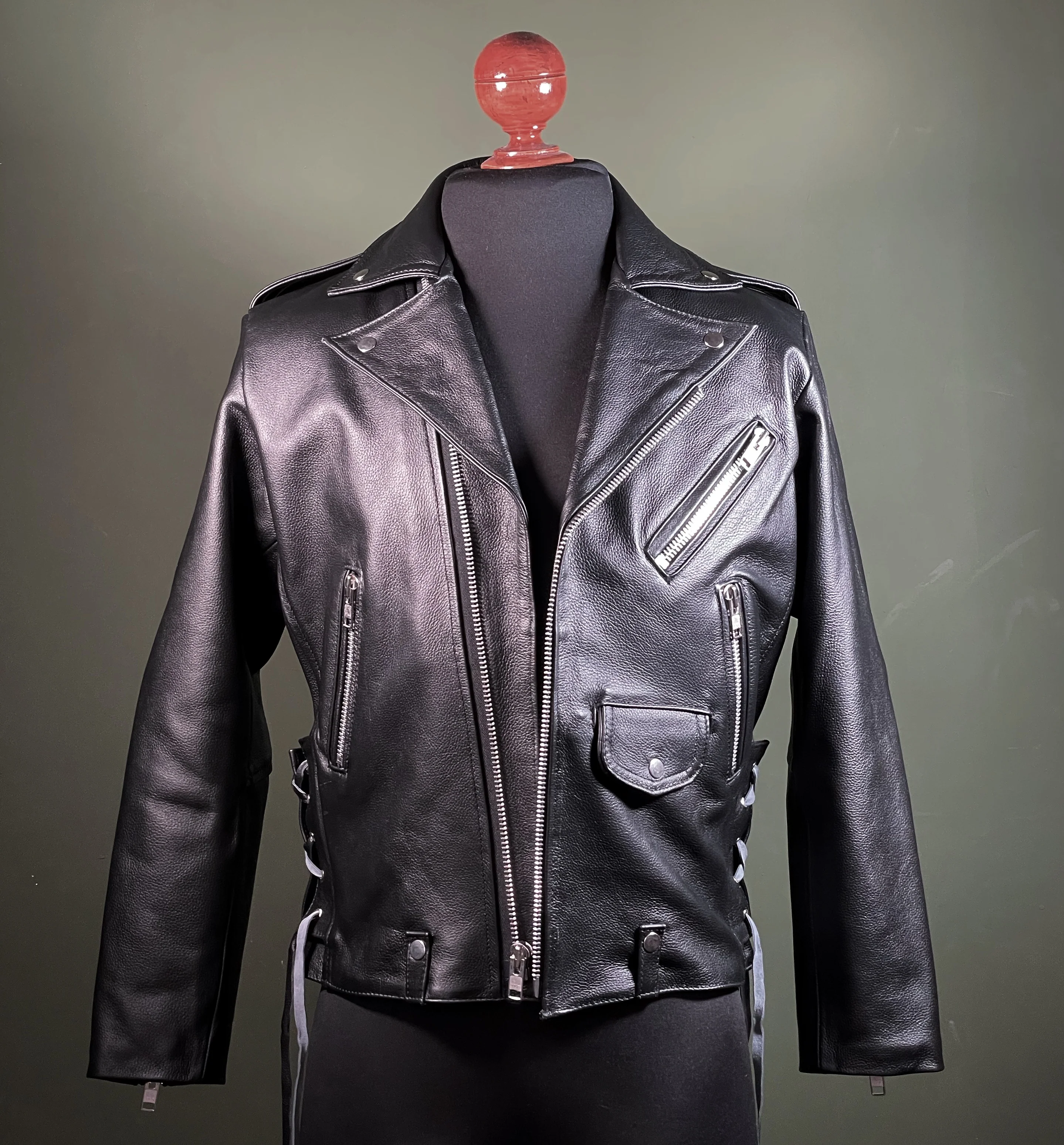 Biker no.6 darkest black - Image 11