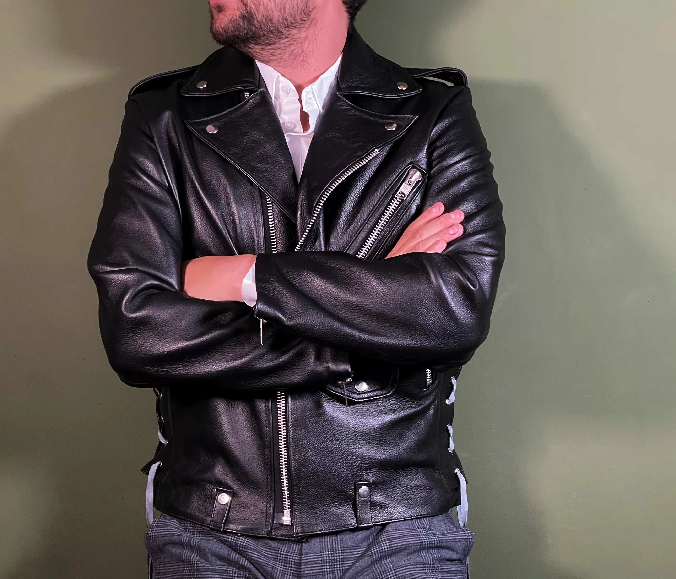 Biker no.6 darkest black - Image 12