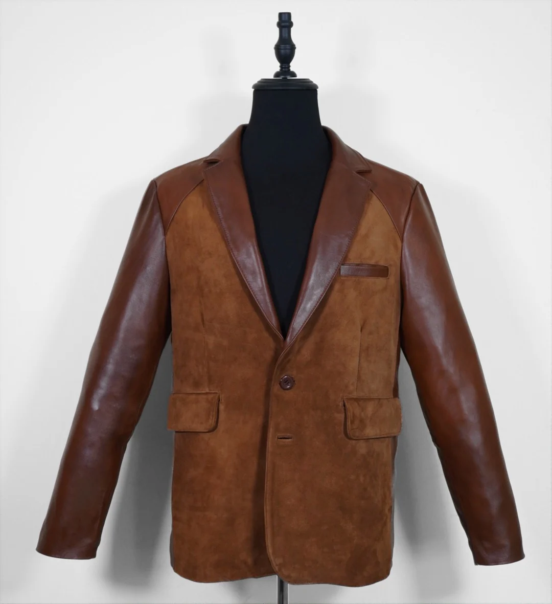 Blazer nobuck caramelo