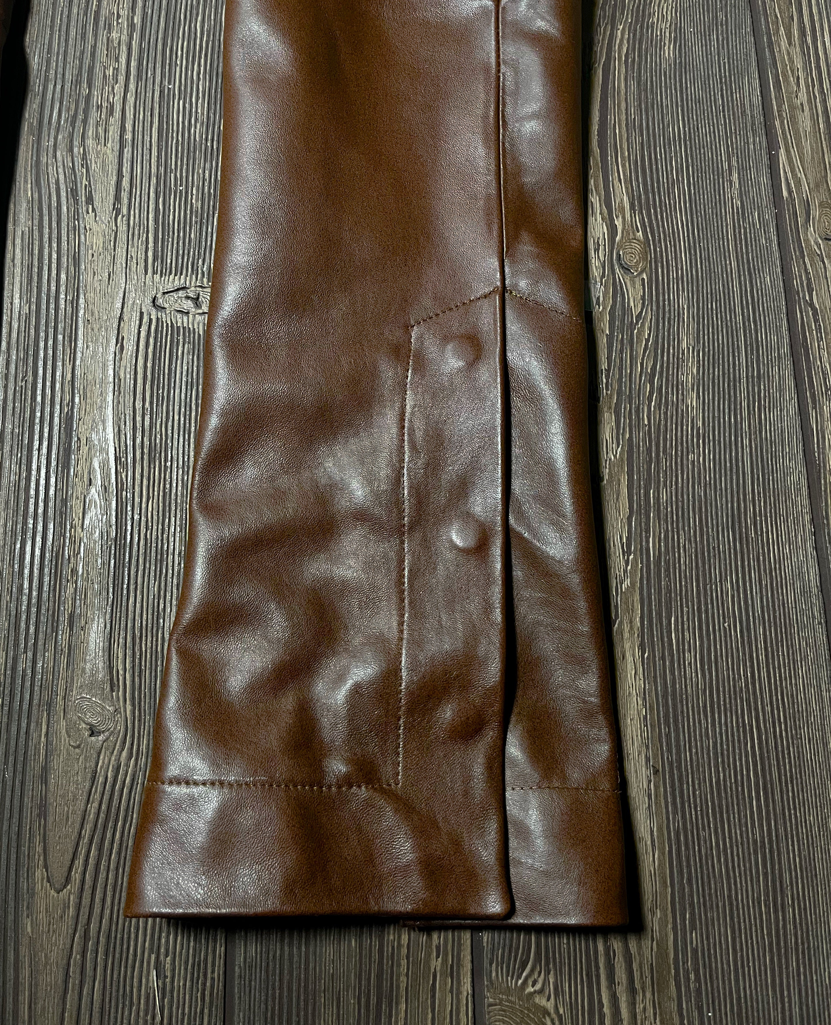Cargo caramelo leather pants - Image 7