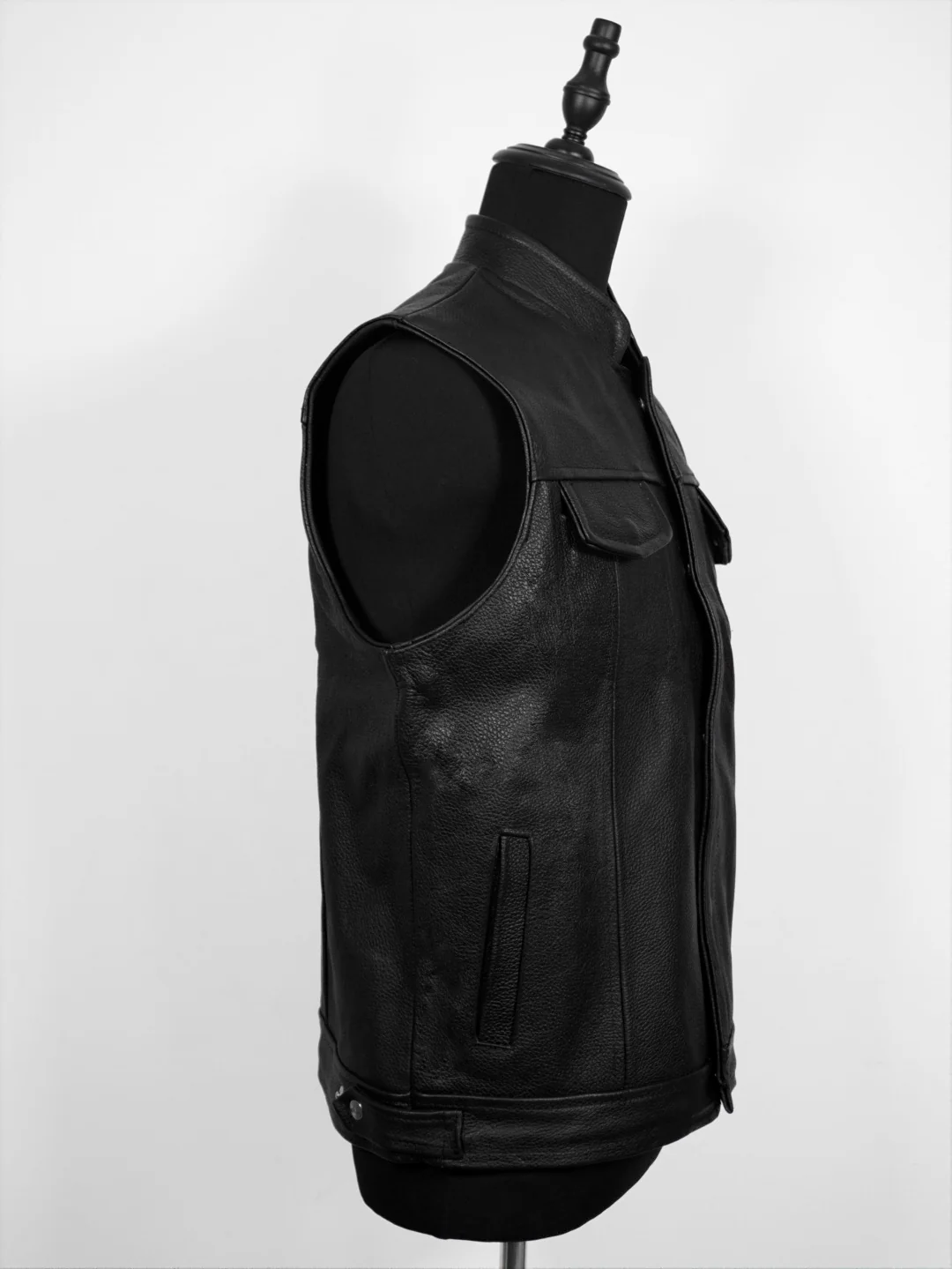 Chaleco Anarchy black liso - Image 4