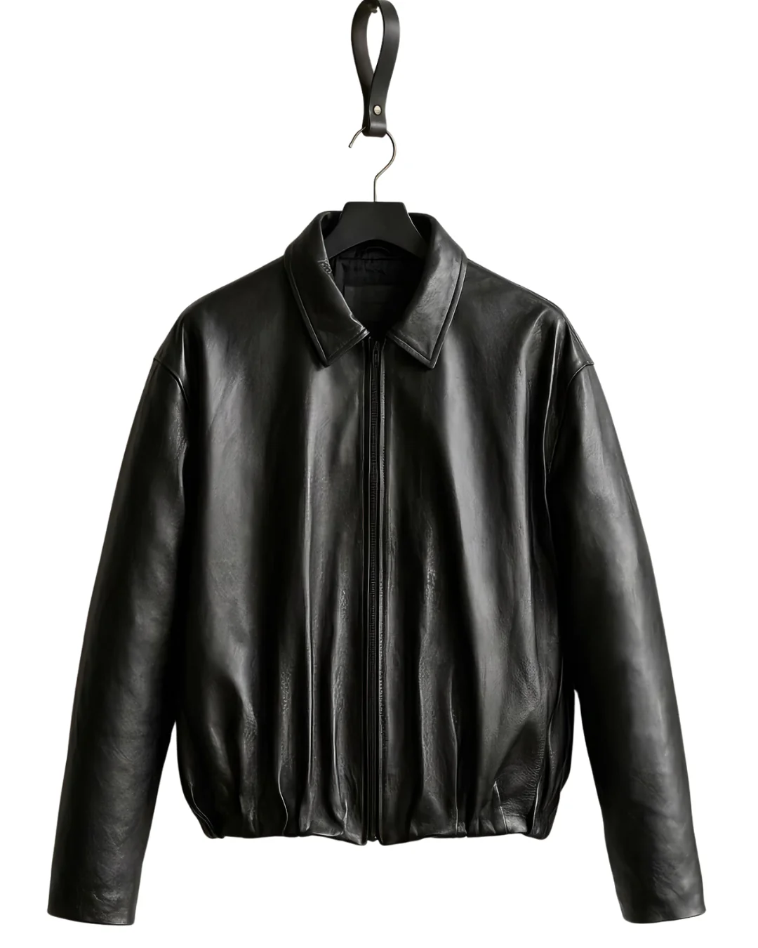 Draped jacket black