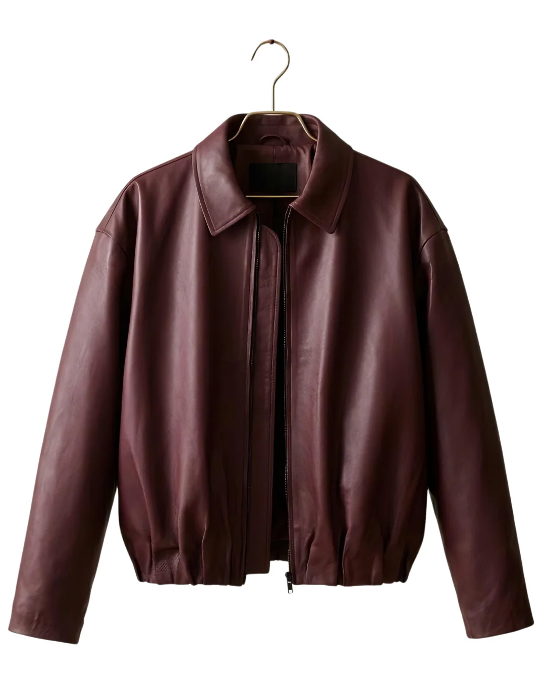 Draped jacket vino