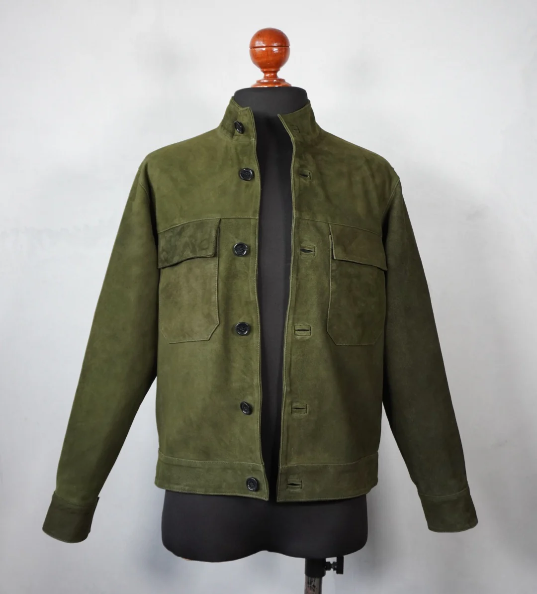 Jared gamuza verde militar