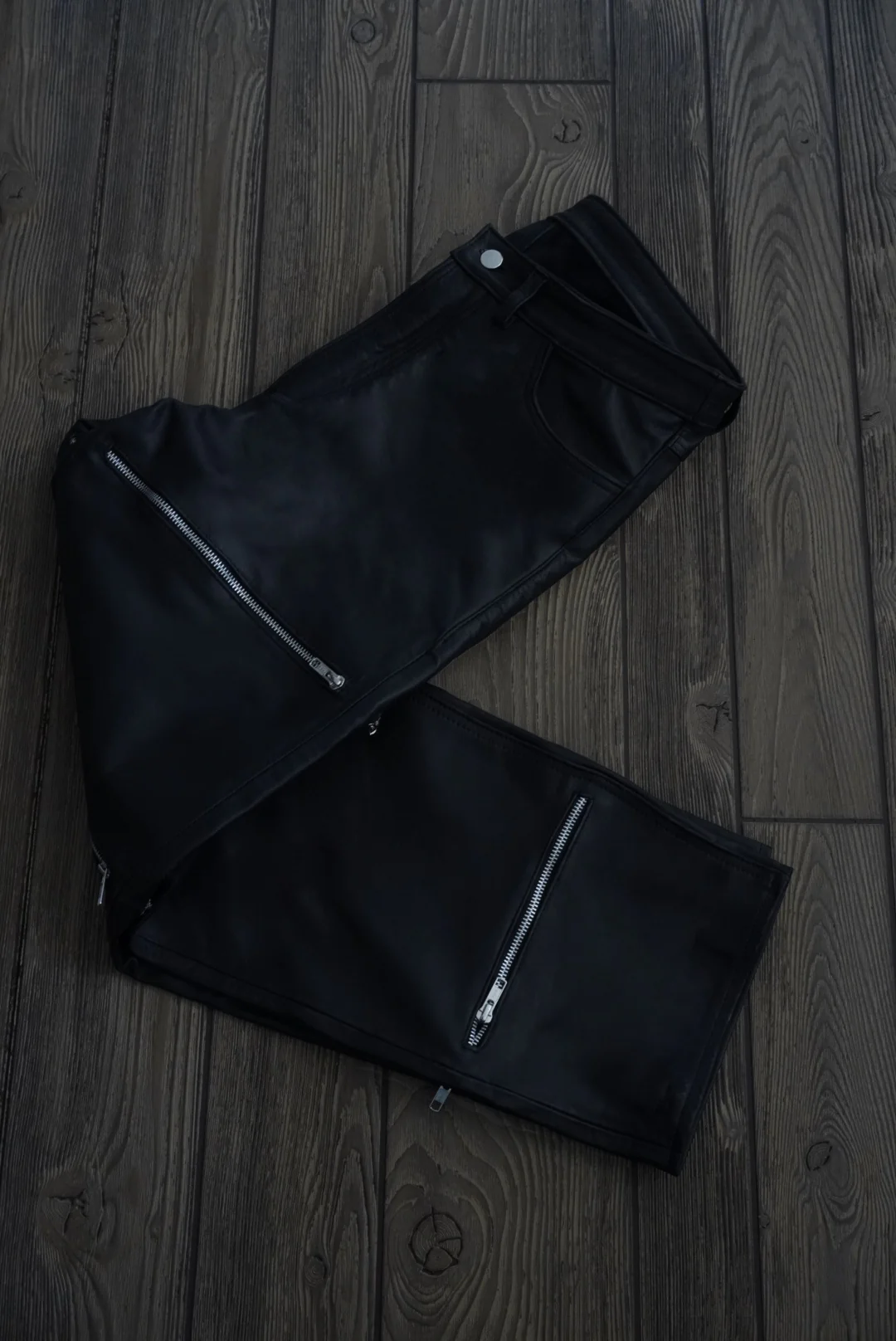 Leather jeans zipper - Image 3