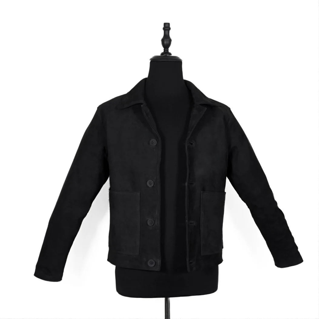 Owen velvet black