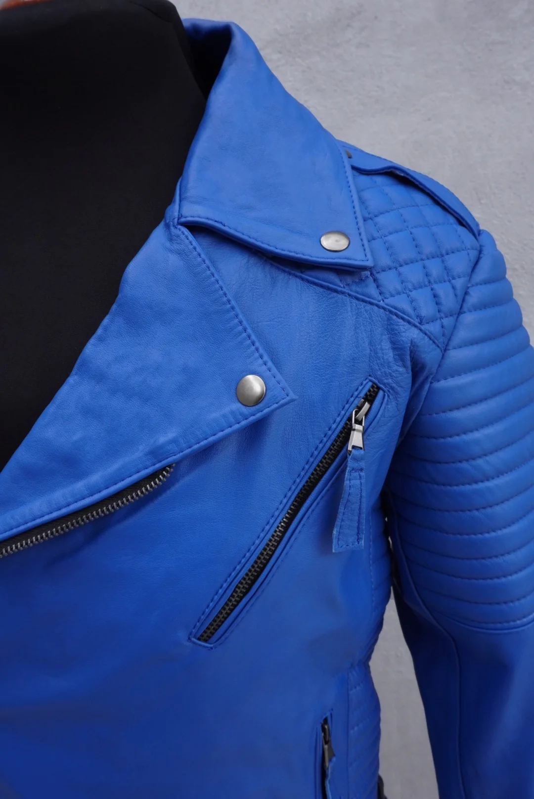 Biker no.10 electric blue - Image 3